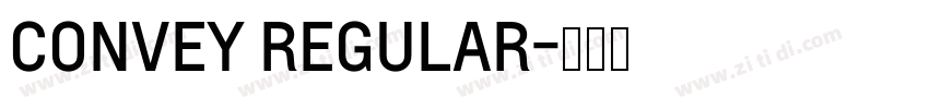 CONVEY REGULAR字体转换